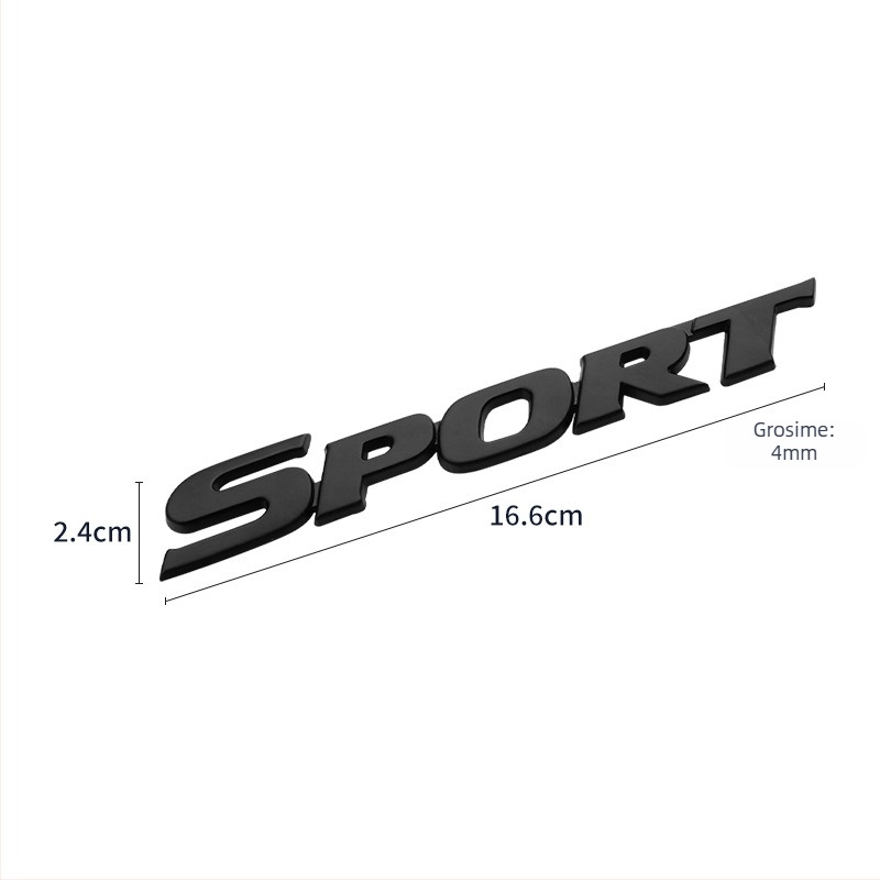 Emblemă spate 4x4, autocolant 3D pentru caroserie, adeziv, model universal, model V6V8