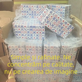 Set de zaruri din melamină cu pahare pentru zaruri, zaruri mari, piese de zaruri și shaker