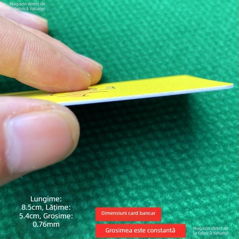 Set de Chipuri și Cărți pentru Sala de Jocuri – Grosime Sporită, Rezistent la Uzură, Rezistent la Apă, Pentru Sichuan Mahjong și Poker