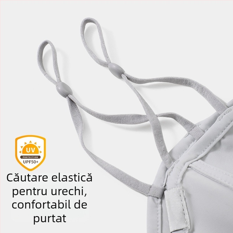 Mască facială pentru femei cu protecție UV, respirabilă, acoperire completă, din nailon, Vara 2024