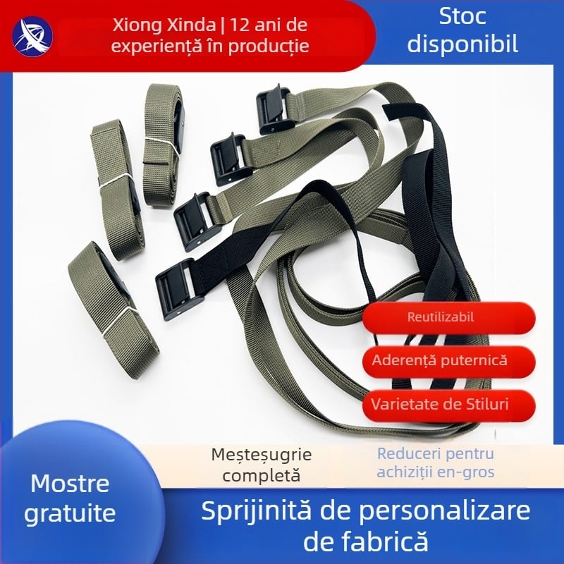 Bandă de încărcare din nylon – Material: nylon; Amestec nylon + poliester; Brand: Xiongxinda; Aplicații: ambalare, genți, îmbrăcăminte, materiale medicale, scaune auto