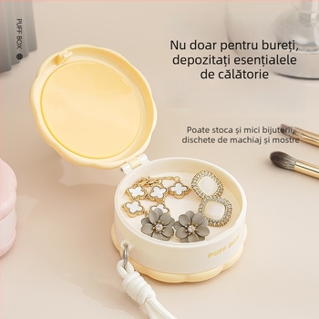 Cutie pentru bijuterii, stil desen animat drăguț, material ABS, rigid