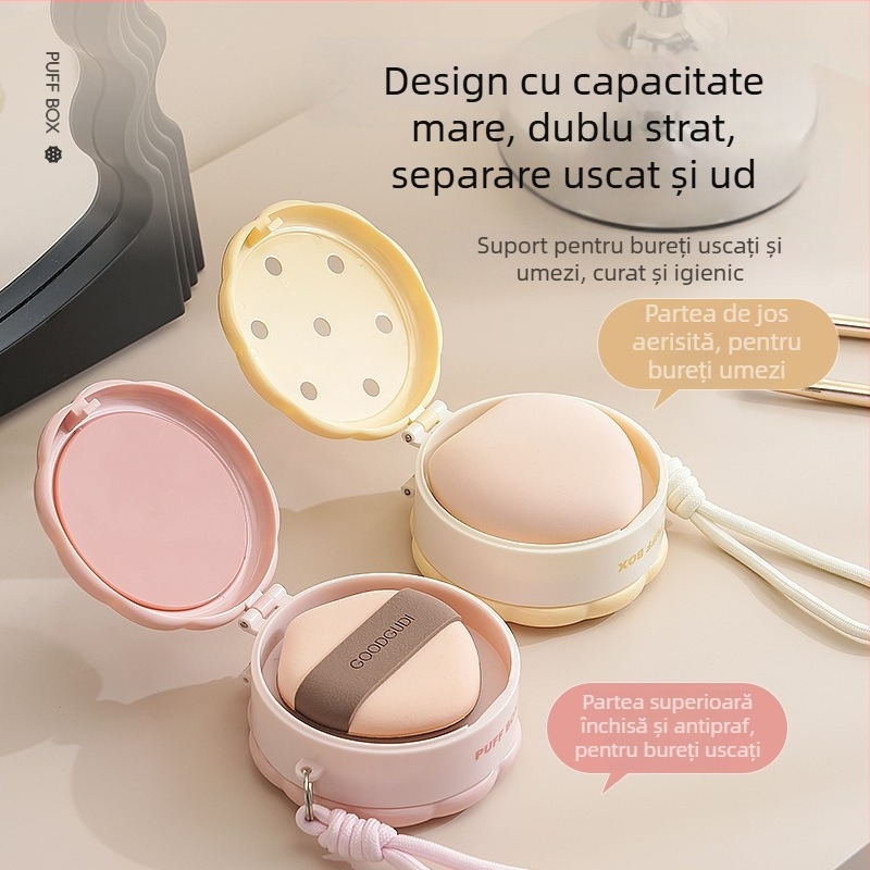 Cutie pentru bijuterii, stil desen animat drăguț, material ABS, rigid