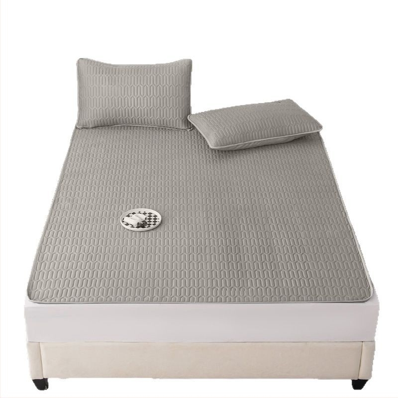 Covoraș de pat Ice Silk, țesătură Jacquard, fibră chimică, lavabil la mașină