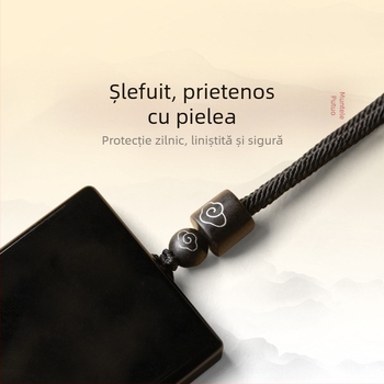 Colier cu pandantiv geometric din obsidian – stil etnic, unisex, Dianrun Jewelry, Primăvara 2025