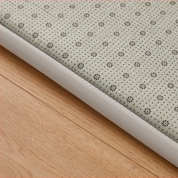 Ice Silk Cooling Mat cu broderie - brand Rice blue, material fibre chimice, stil Ins, pentru uz interior