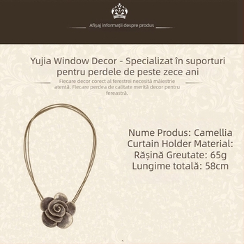 Cataramă pentru perdea, rășină, stil modern minimalist, personalizabil