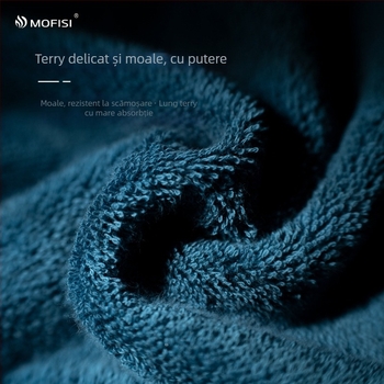 Set prosoape din bumbac 100% într-o cutie cadou, logo personalizabil, 580 g, fir 16s