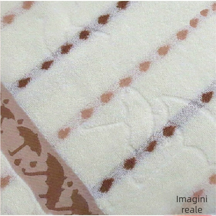 Prosop de față, 100–120 g, 100% bumbac, absorbant, țesătură simplă, Bo yuxuan