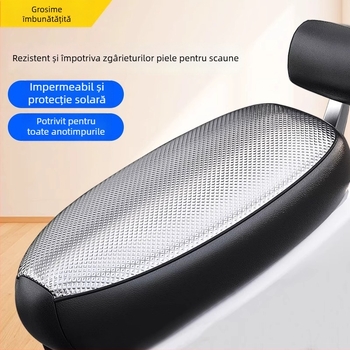Husă de scaun pentru vehicul electric cu baterie, impermeabilă, protecție solară, izolație, universală pentru toate anotimpurile