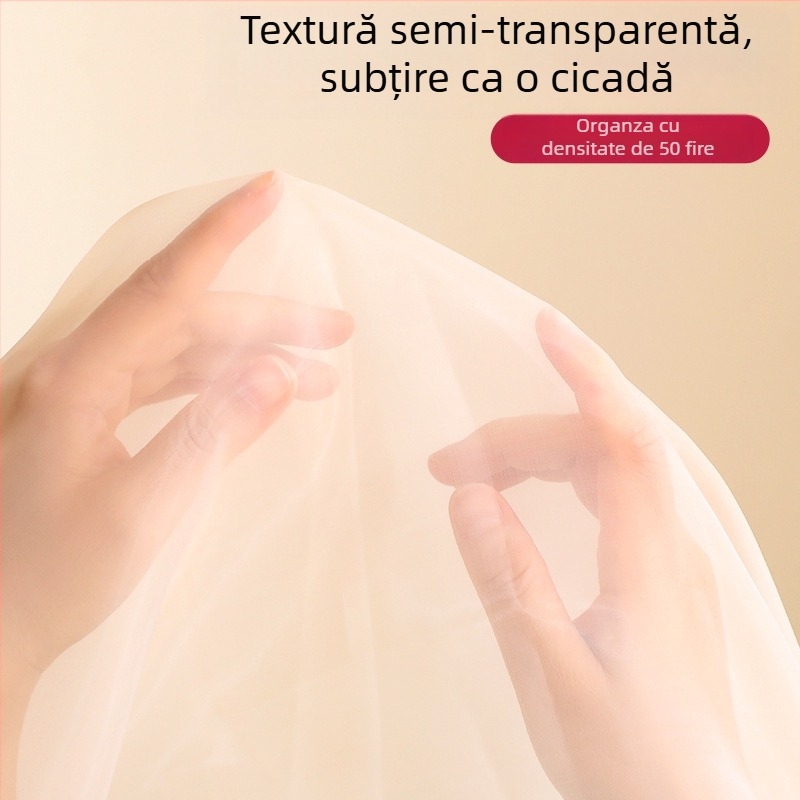 Acoperire din organza pentru haine – pentru paltoane și costume, stil modern minimalist, protecție împotriva prafului