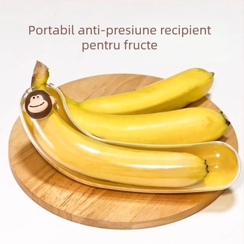 Cutie de depozitare pentru banane - Material standard, Brand prietenos, Stil drăguț și simplu