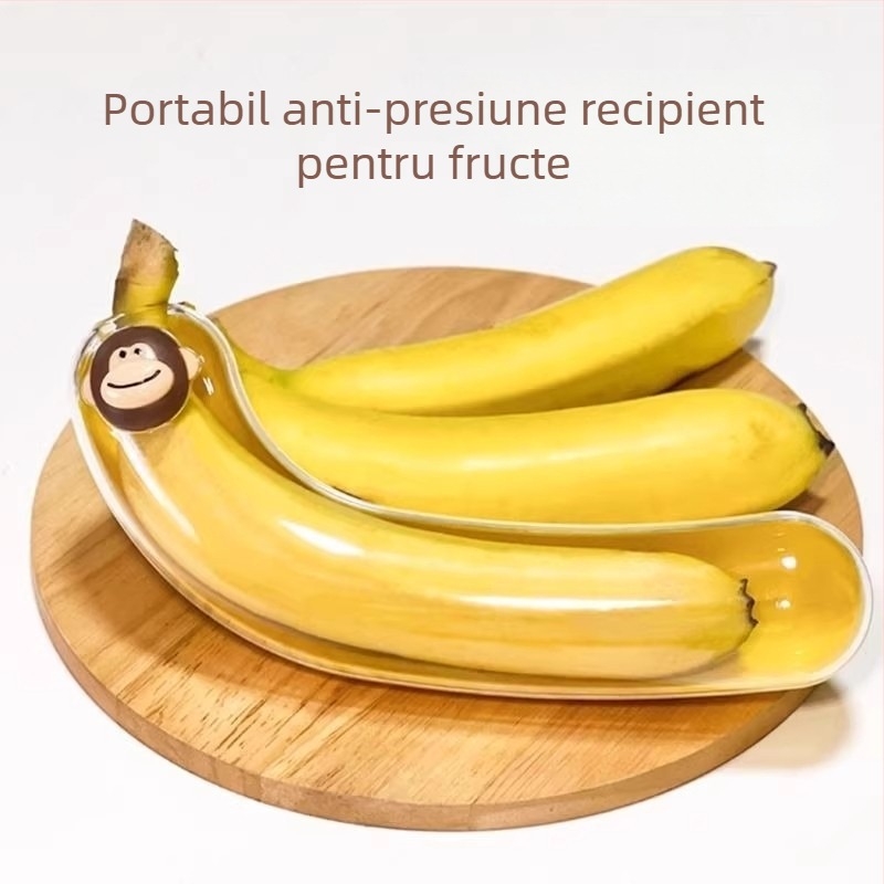 Cutie de depozitare pentru banane - Material standard, Brand prietenos, Stil drăguț și simplu