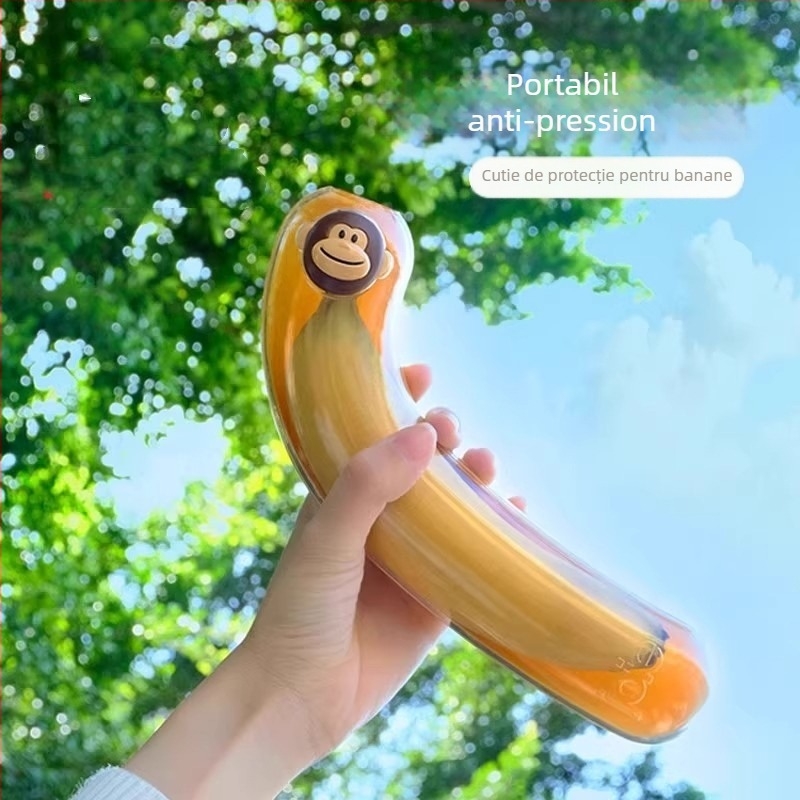 Cutie de depozitare pentru banane - Material standard, Brand prietenos, Stil drăguț și simplu