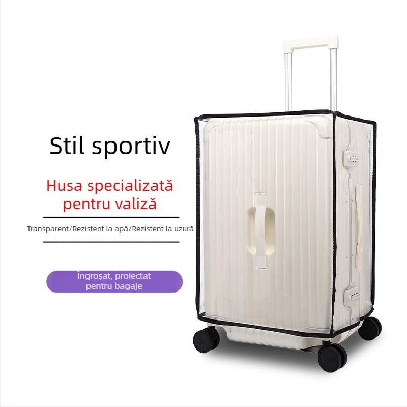 Husă de protecție pentru bagaje - PVC, impermeabilă și rezistentă la uzură, capacitate 20–35L, stil urban minimalist, pentru activități în aer liber