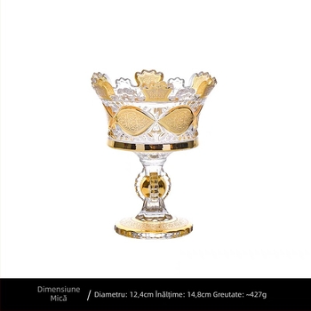 Farfurie de fructe din sticlă Xinze | Stil retro luxos | Lansată în 2024
