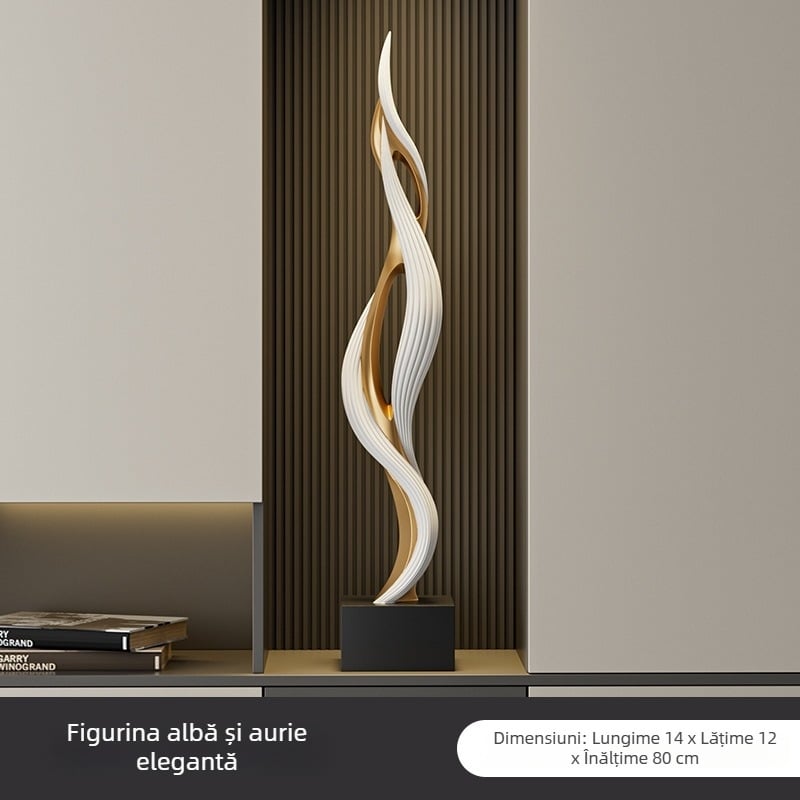 Statuetă de podea din rășină - Stil nou chinezesc, decor pentru hol și living, decor vertical pentru podea, cadou pentru mutare