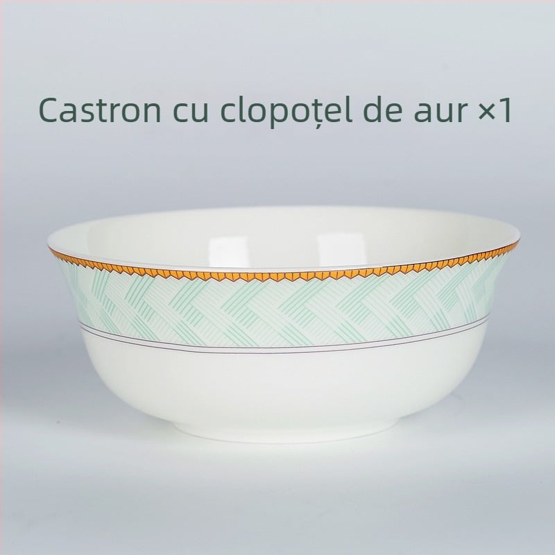 Set boluri pentru orez din bone china, formă rotundă, suprafață subglazurată color, compatibil cu microunde, imprimare logo și personalizare
