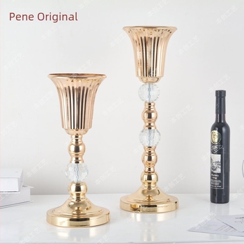 Vaze din artă din fier pentru decor de nuntă — vaze de flori pentru hoteluri, baruri și restaurante, decorațiuni centrale pentru masă