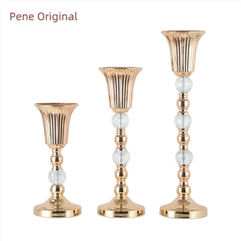 Vaze din artă din fier pentru decor de nuntă — vaze de flori pentru hoteluri, baruri și restaurante, decorațiuni centrale pentru masă