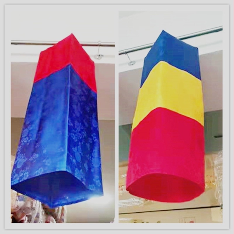 Felinar, formă pătrată, decor din meșteșuguri populare coreene pentru clasă și coridor, material: altul, proces: 3435841