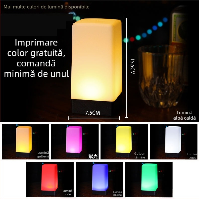 Lumină LED pentru masă de bar, stil creativ, carcasă din plastic, 220V, certificat CE