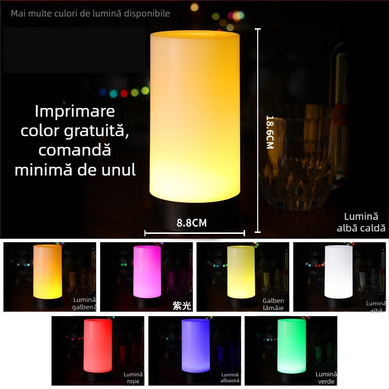 Lumină LED pentru masă de bar, stil creativ, carcasă din plastic, 220V, certificat CE