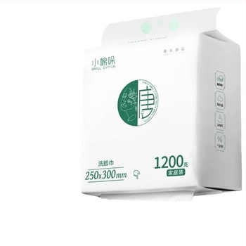 Little mian do Prosop de față din fibre de celuloză regenerată, dual-use uscat și umed pentru igiena feței