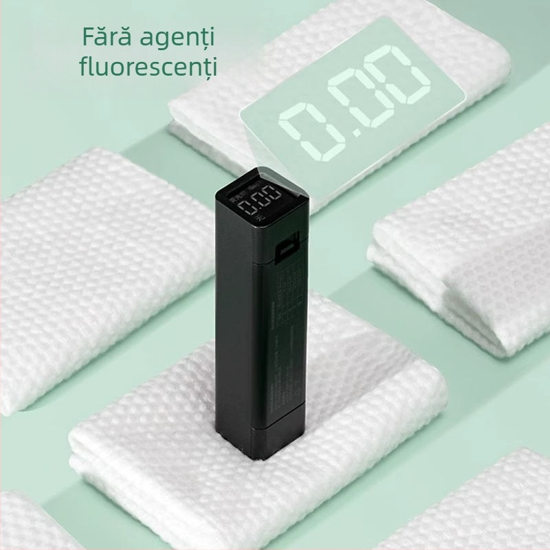 Little mian do Prosop de față din fibre de celuloză regenerată, dual-use uscat și umed pentru igiena feței