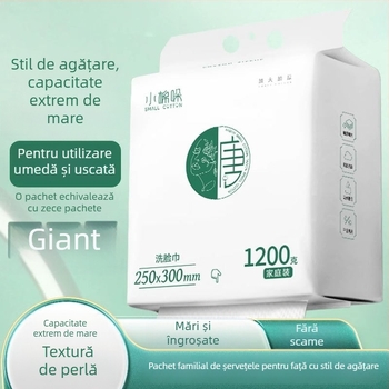 Little Mian Do Prosop de față, îngroșat și mărit, montat pe perete, utilizare uscată și umedă, fibră de celuloză regenerată