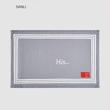 Huse de pernă din bumbac 100%, set de două, țesătură guază în stil european, design nordic