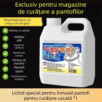 Lichid curățător pentru încălțăminte albe – fără perie, albire și eliminare a îngălbenirii, potrivit pentru pantofi sport din plasă