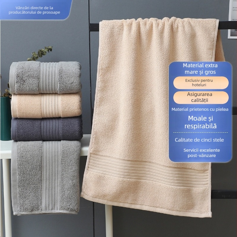 Prosop de sport din bumbac 100%, fir 32s, țesătură simplă, greutate 200 g sau mai mult