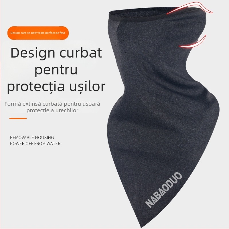 Masca-șal sport pentru cap – încălzire de iarnă, unisex, pentru exterior; material Spandex/Lycra; adulți; pentru călărie și pescuit