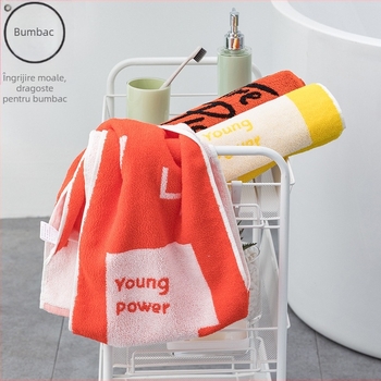 Prosop sport din bumbac, stil hip-hop, 135 g, personalizabil cu logo imprimat, 100% bumbac, absorbție de apă 21–25 s