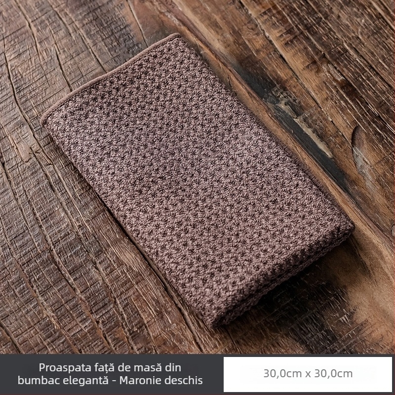 Prosop de ceai Qijie, din material textil, origine Dehua, lansare 2023, ambalat în pungă OPP