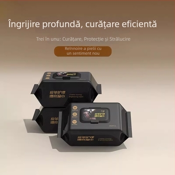 Șervețele umede pentru îngrijirea pielii din interiorul mașinii – Spunlace nețesut, șervețele umede acoperite, Xi Ling