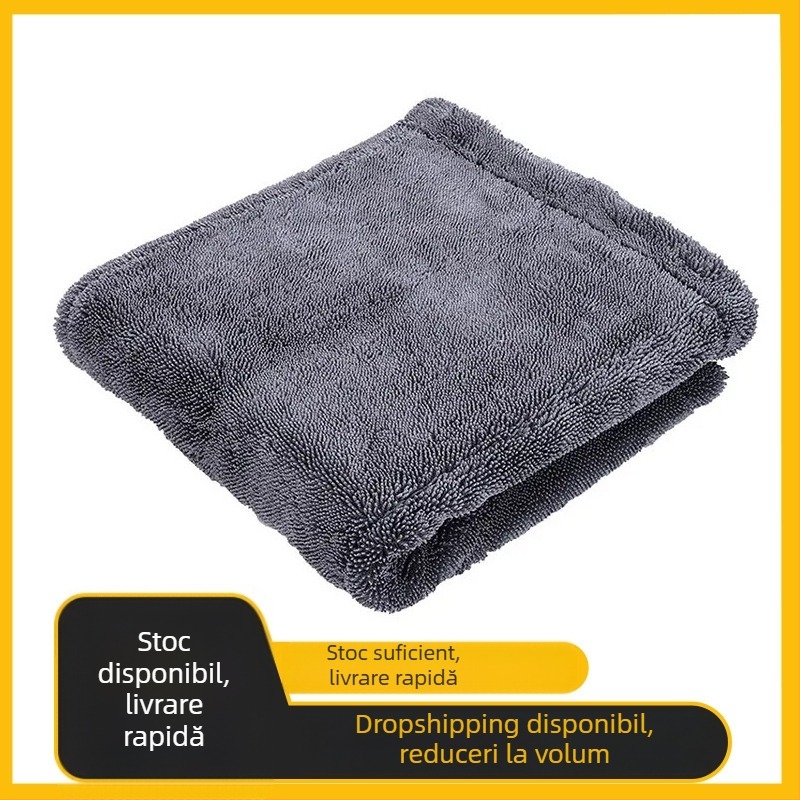 Prosop auto din microfibră, absorbent, uscare rapidă, fir 150D, tiv cusut, personalizabil