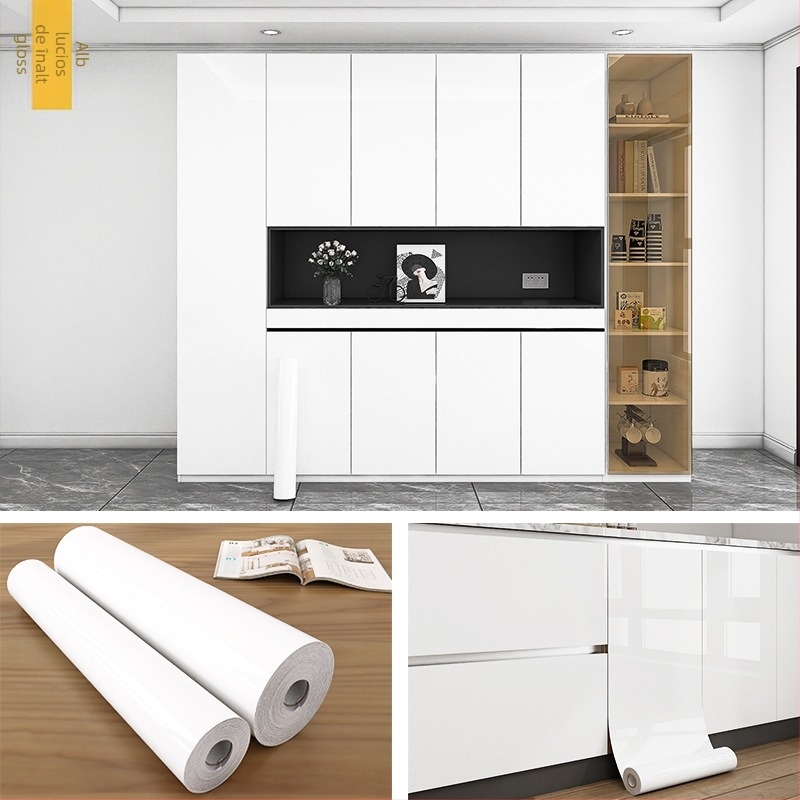 Sticker de perete din PVC, rezistent la apă, luciu înalt, autoadeziv, 1 bucată, model 38062966366, potrivit pentru living, bucătărie și baie