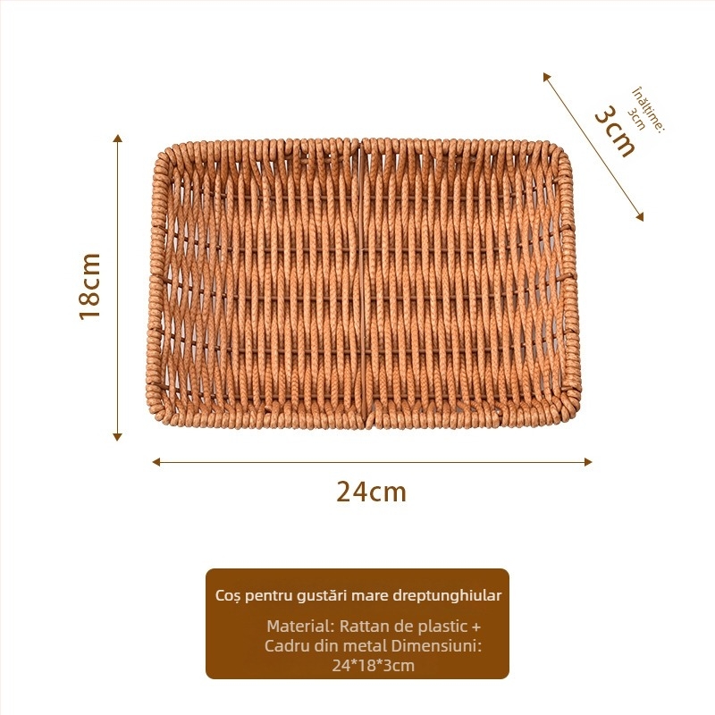 Farfurie pentru fructe din plastic, stil minimalist, brand One Wood and One Craftsman