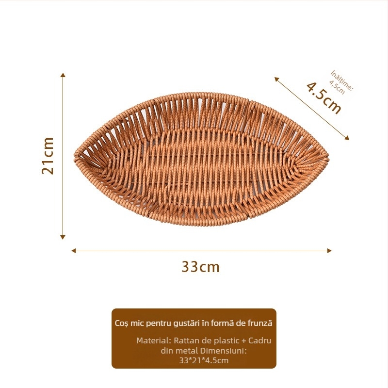 Farfurie pentru fructe din plastic, stil minimalist, brand One Wood and One Craftsman