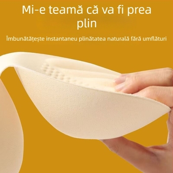 Sutien sport dintr-o bucata, inserții detașabile din bumbac pentru siluetă mai plină