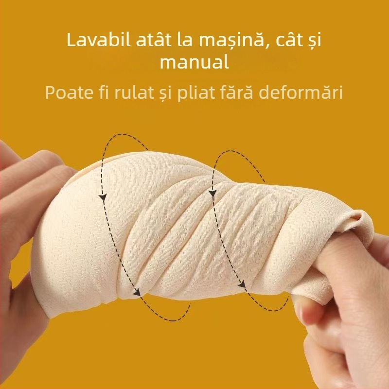 Sutien sport dintr-o bucata, inserții detașabile din bumbac pentru siluetă mai plină