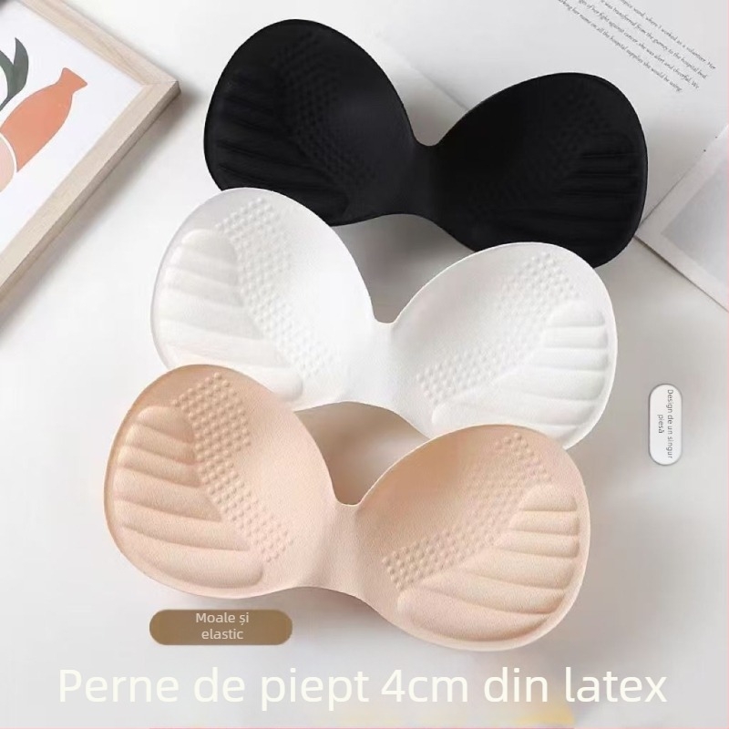 Sutien sport dintr-o bucata, inserții detașabile din bumbac pentru siluetă mai plină