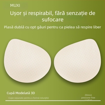 Perne din burete pentru sutien sport, cupe subțiri, spate respirabil
