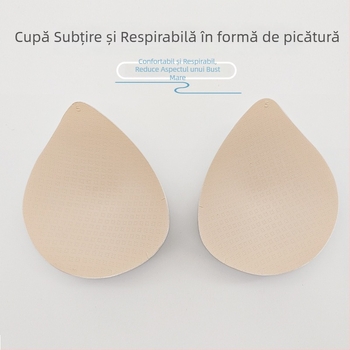 Mengyiqi 1 cm pernițe subțiri pentru sutien cu inserții, formă de picătură de apă, bureți din spumă înlocuibili pentru sutien cu spate frumos conturat