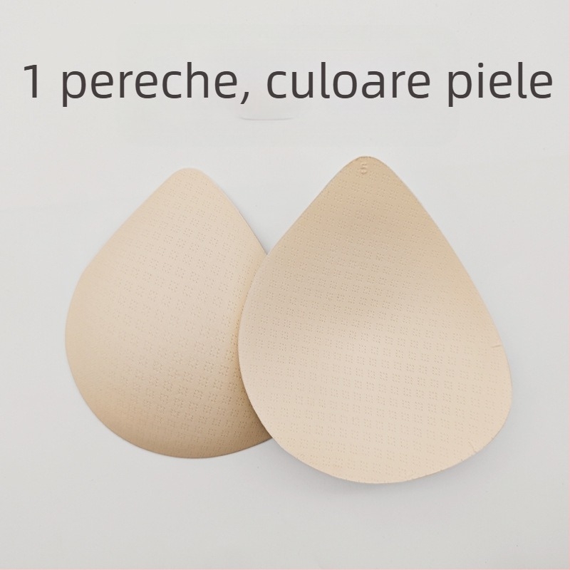 Mengyiqi 1 cm pernițe subțiri pentru sutien cu inserții, formă de picătură de apă, bureți din spumă înlocuibili pentru sutien cu spate frumos conturat