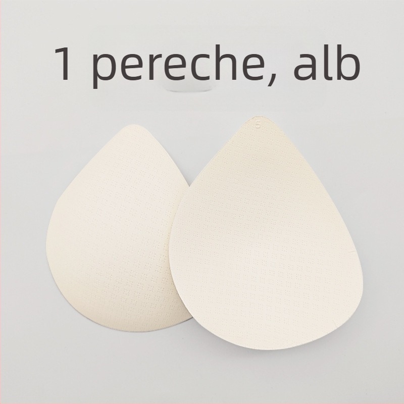 Mengyiqi 1 cm pernițe subțiri pentru sutien cu inserții, formă de picătură de apă, bureți din spumă înlocuibili pentru sutien cu spate frumos conturat