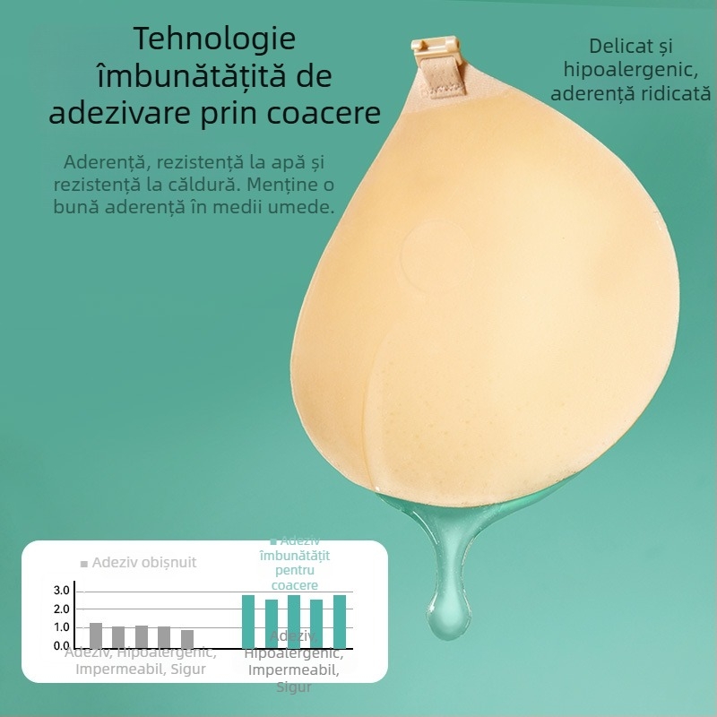Bonas Tampone de sân cu plasă, push-up, gros, pentru rochie de mireasă, invizibile sub haine, din nylon