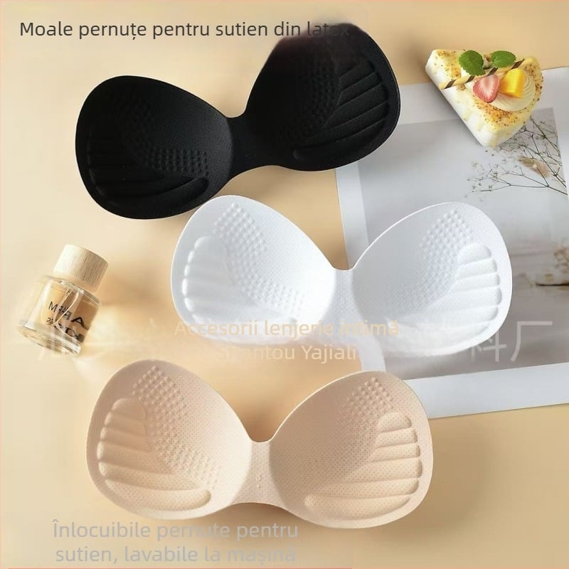Perne de sân din latex, fără cusături, respirabile, pentru femei, sutien-vest, top tub, echipament sport, yoga, costum de baie, cupă mare